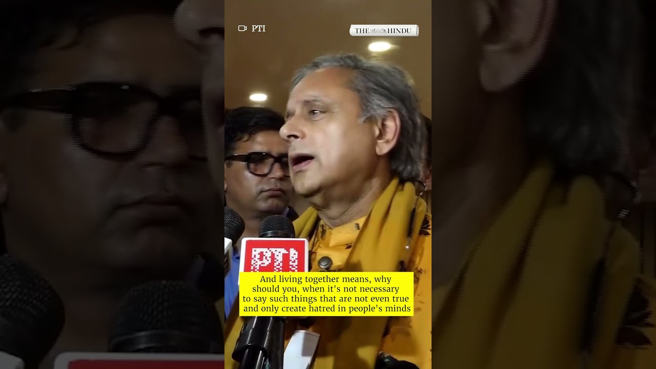 'The Kerala Story' a hate-mongering film: Shashi Tharoor