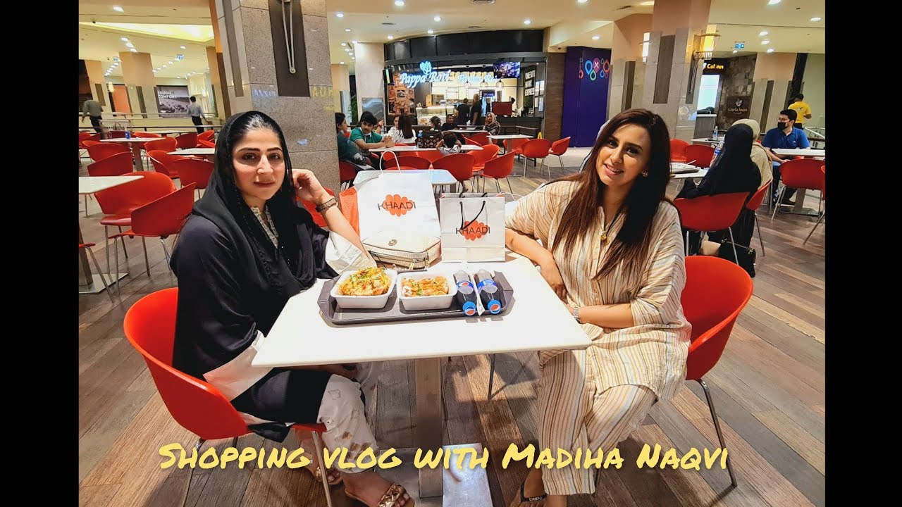 Shopping with Madiha Naqvi❤❤/Dolmen Mall clifton/#pakistan #shoppingvlog #family#madihanaqvi