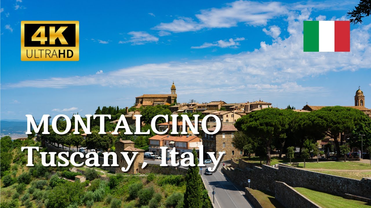 Captivating Montalcino: Unveiling Tuscany's Hidden Charm, Summer in Italy. [Journey Of Discovery 4K]