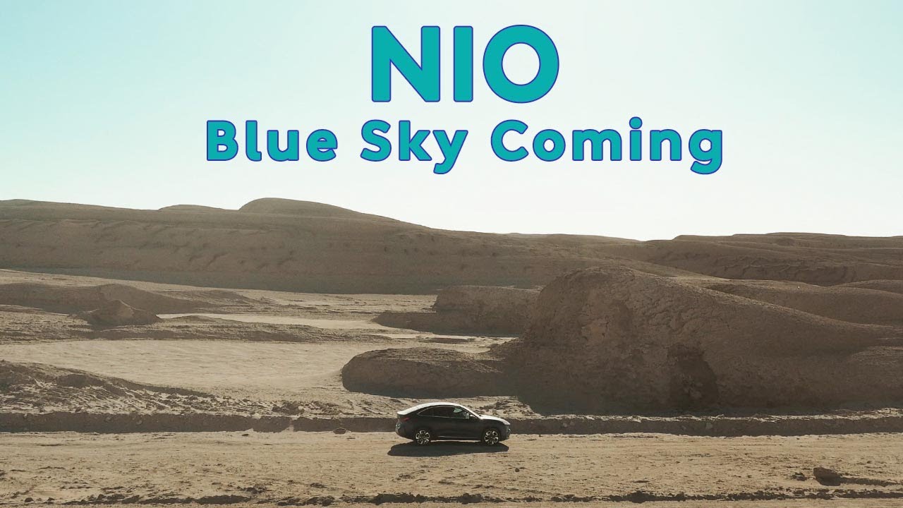 4K Epic NIO Drone Video - Blue Sky Coming - NIO EC6 Crossing China