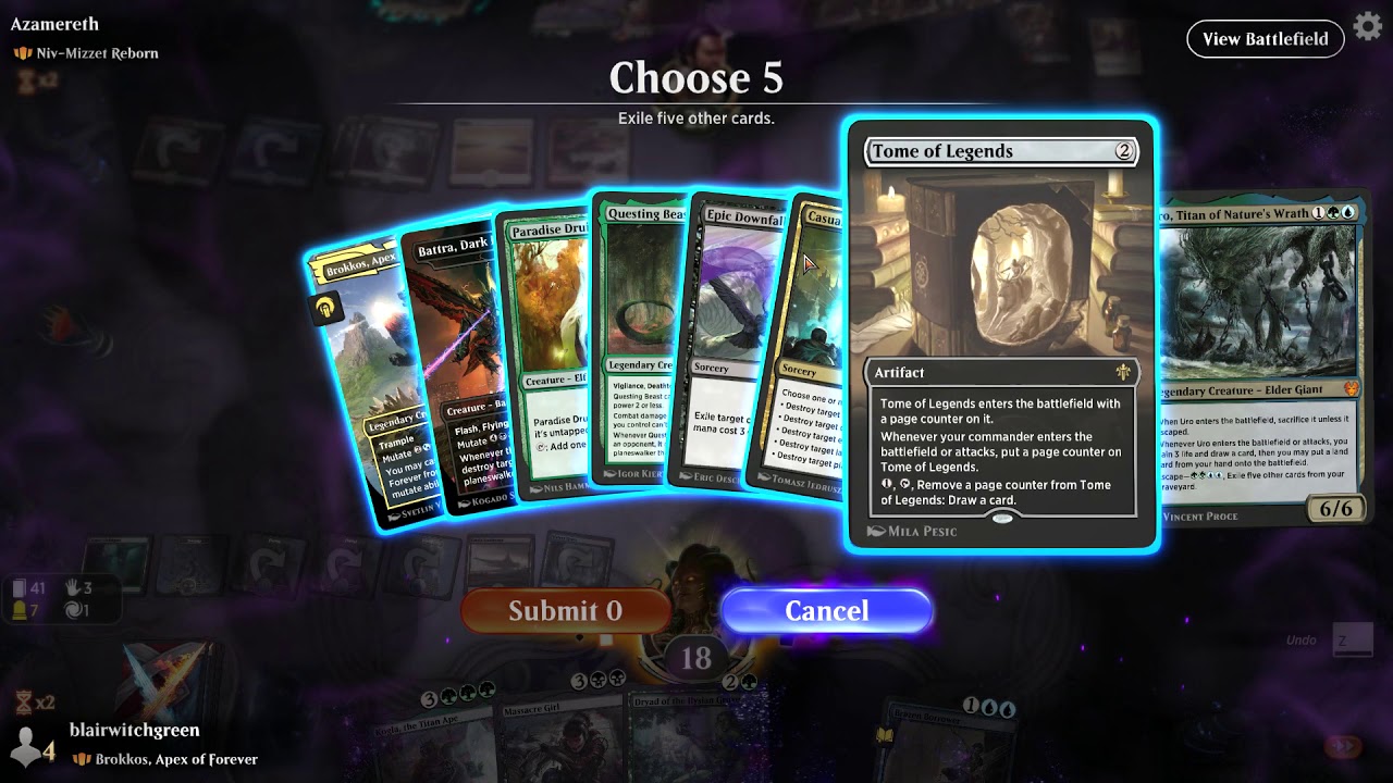 BRAWL on MTG Arena with MUTATE ALL STARS! #MTG #Brawl #Ikoria #MTGArena #Brokkos #Snapdax