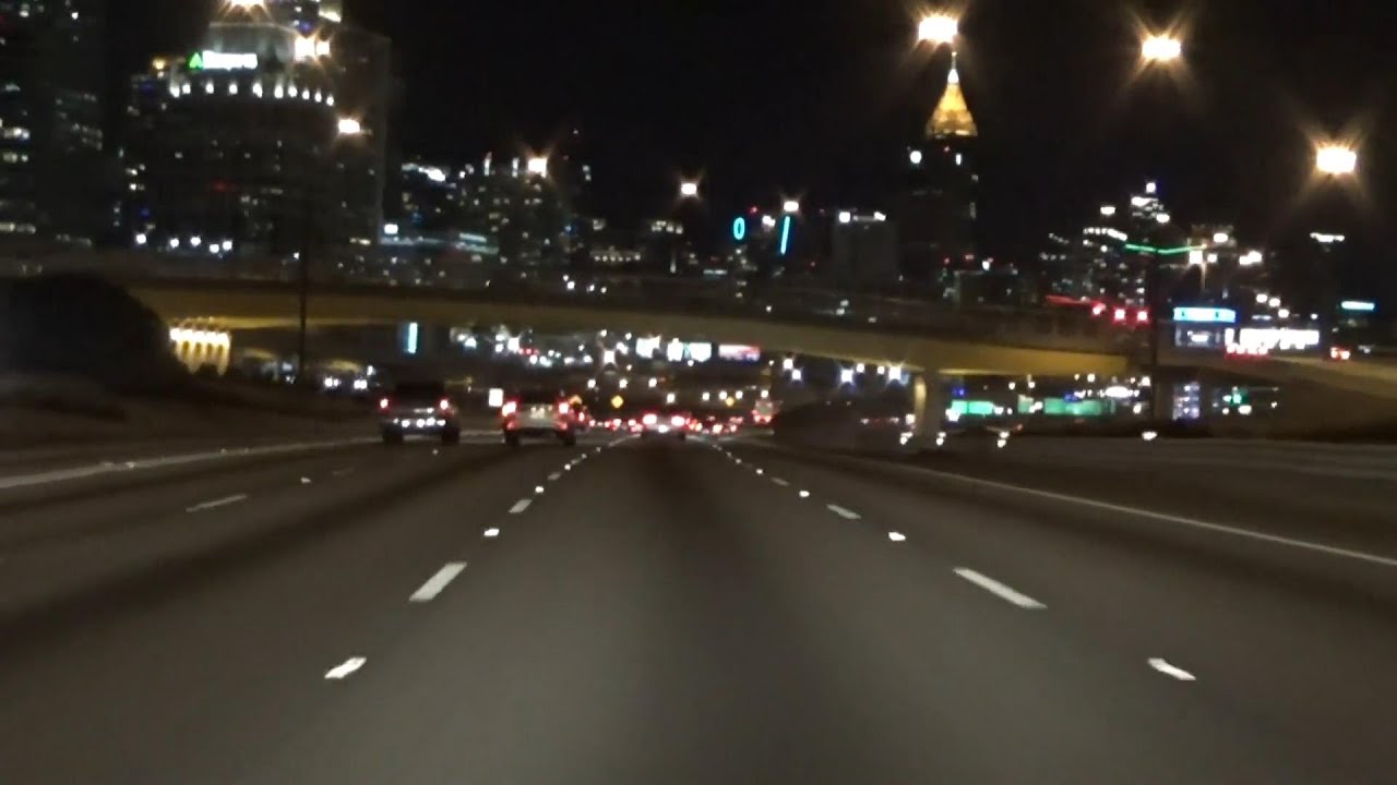Peach State Adventures - Tour of Atlanta's Freeways at Night - Atlanta - Georgia USA