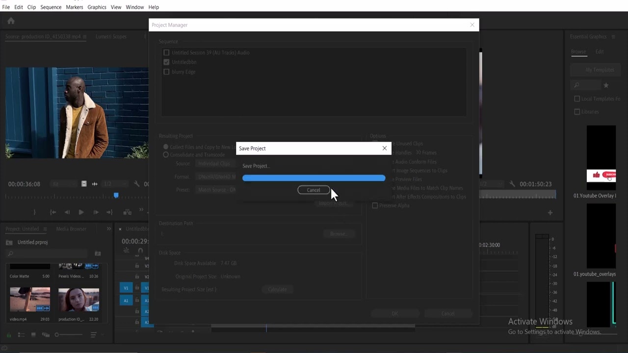 How To Move Premiere Pro Project To Another Computer
