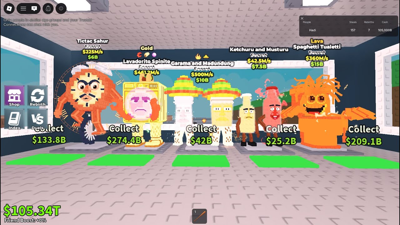 Live | Steal a Brainrot | Trading with subscribers | user : onlyhadiboy