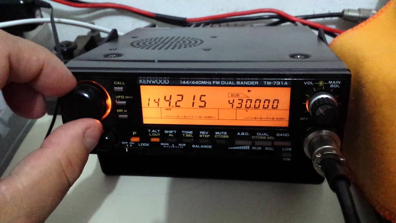 Radio Kenwood TM 731A Função Crossband Completo