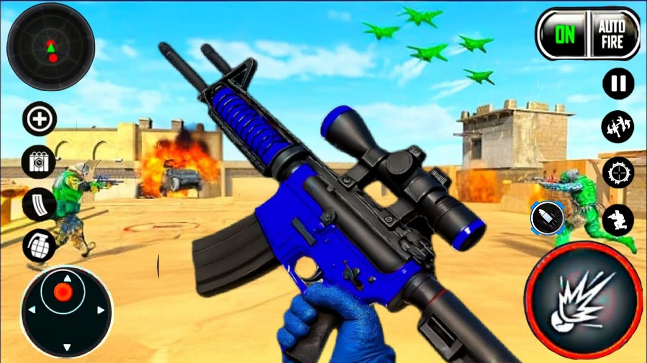 Anti Terrorist Strike Gun Game - FPS Gun Shooting Game - Android Gameplay