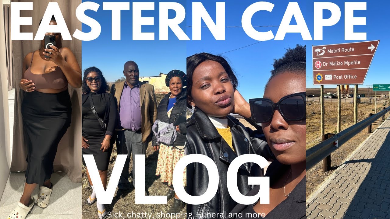 #monthlyvlog :Let’s go to the Eastern Cape,again| shopping (chatty vlog, travel, Funeral & off sick)