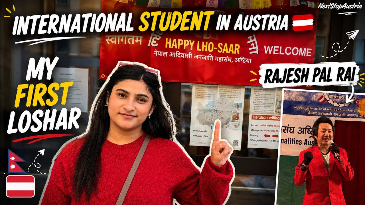 My First Loshar Program in Vienna 🇦🇹 | Nepali Community in Austria | Student Life