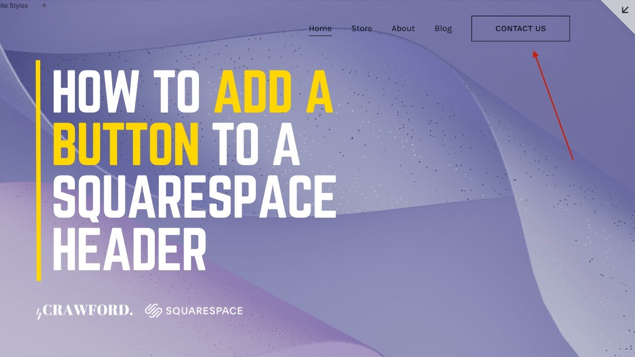 How to Add a Button to a Squarespace Header