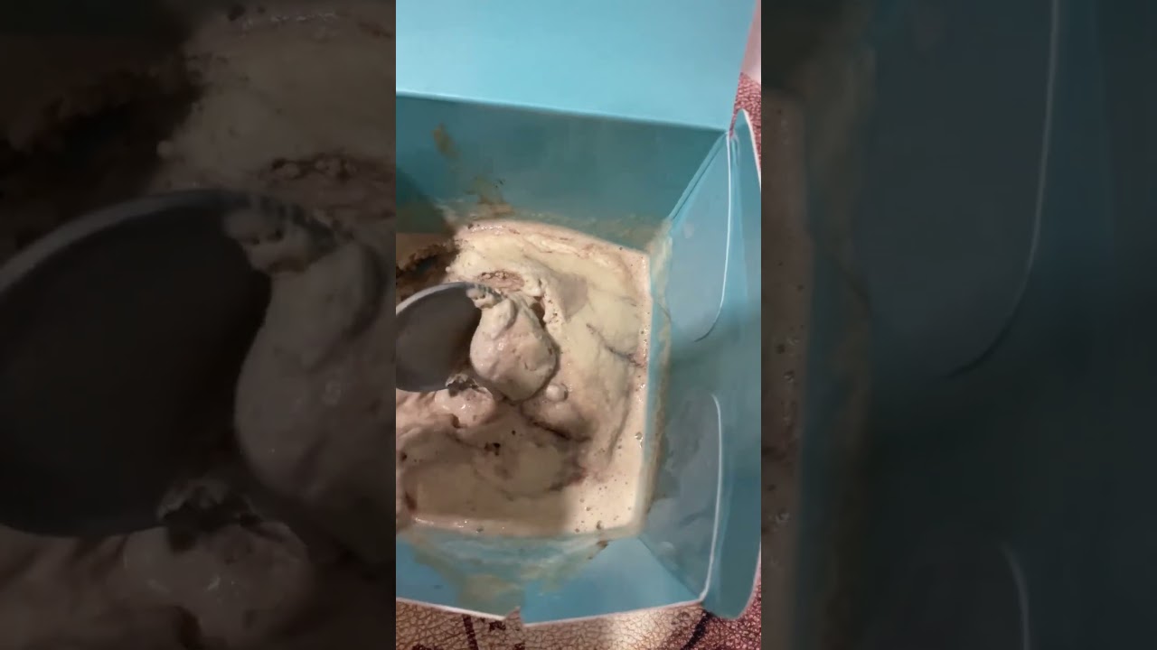 Hazelnut & Rocher gelato ice cream 