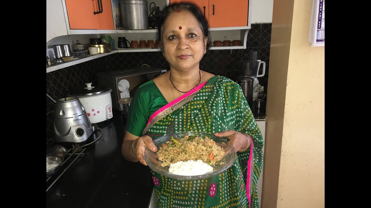 Vegetable Bhath! One Dish Meal!! Tasty!  South Indian !!No onion,Garlic!