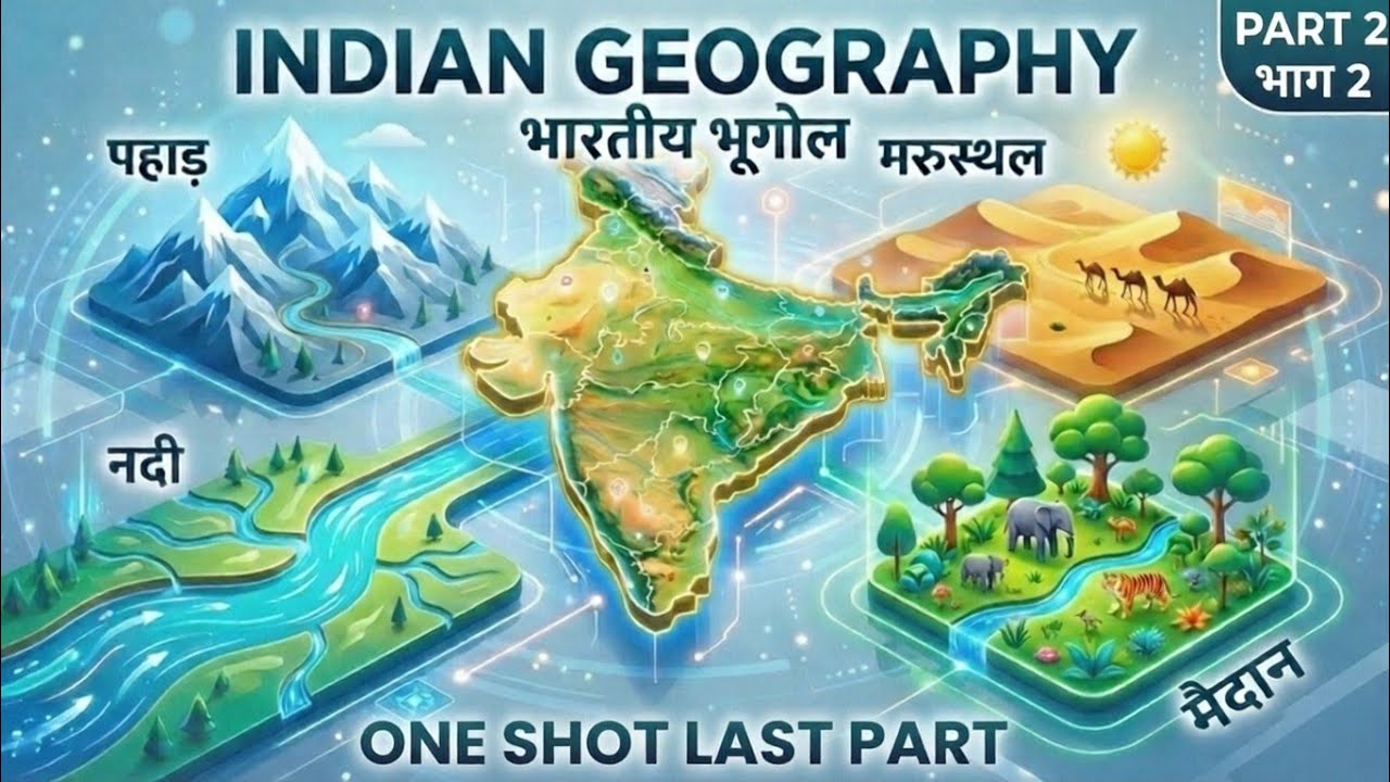 Last Part: भारत का भूगोल | Complete Indian Geography | संपूर्ण भारत का भूगोल SolStudy