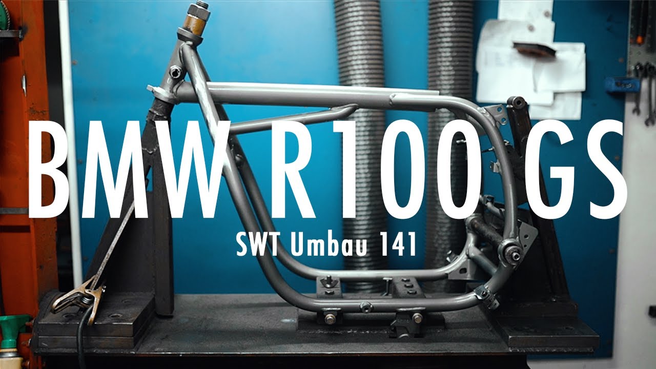 Rahmen richten +  Verstärken!   BMW R 100 GS  - SWT-SPORTS Nr. 141, vom Scheunenfund zur Reiseenduro