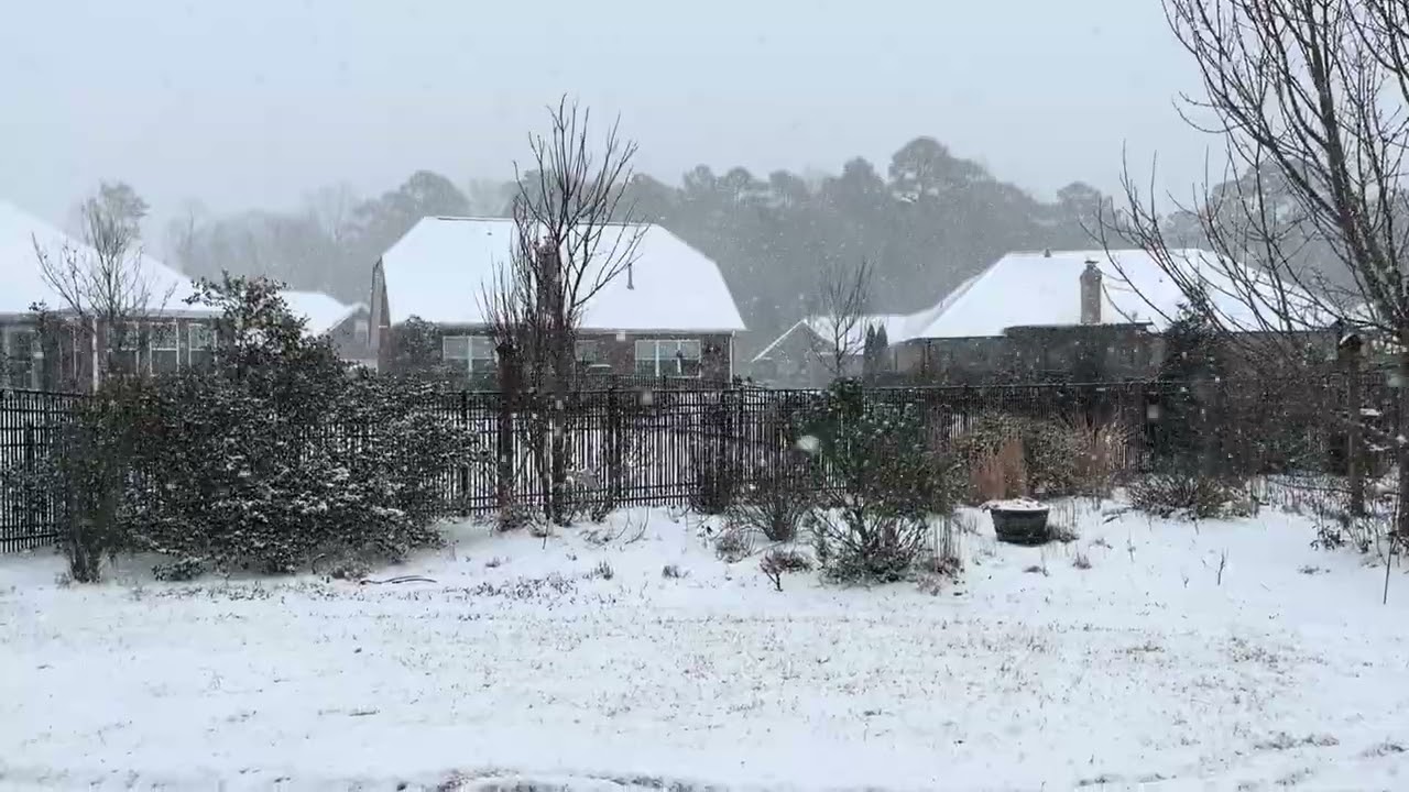 It’s snowing 🌨️❄️🙂😊
