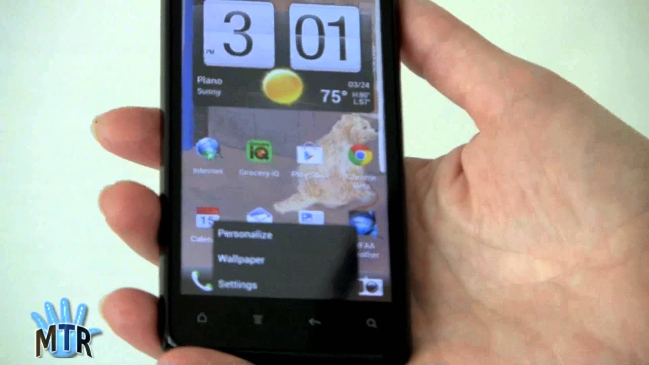 Android 4.0 ICS Running on HTC Vivid