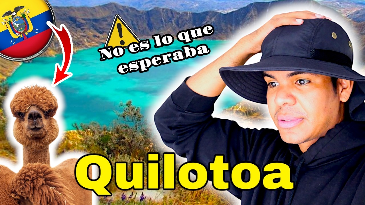 👉Visitamos el CRÁTER GIGANTE de un VOLCÁN cerca de quito Ecuador / Laguna Quilotoa