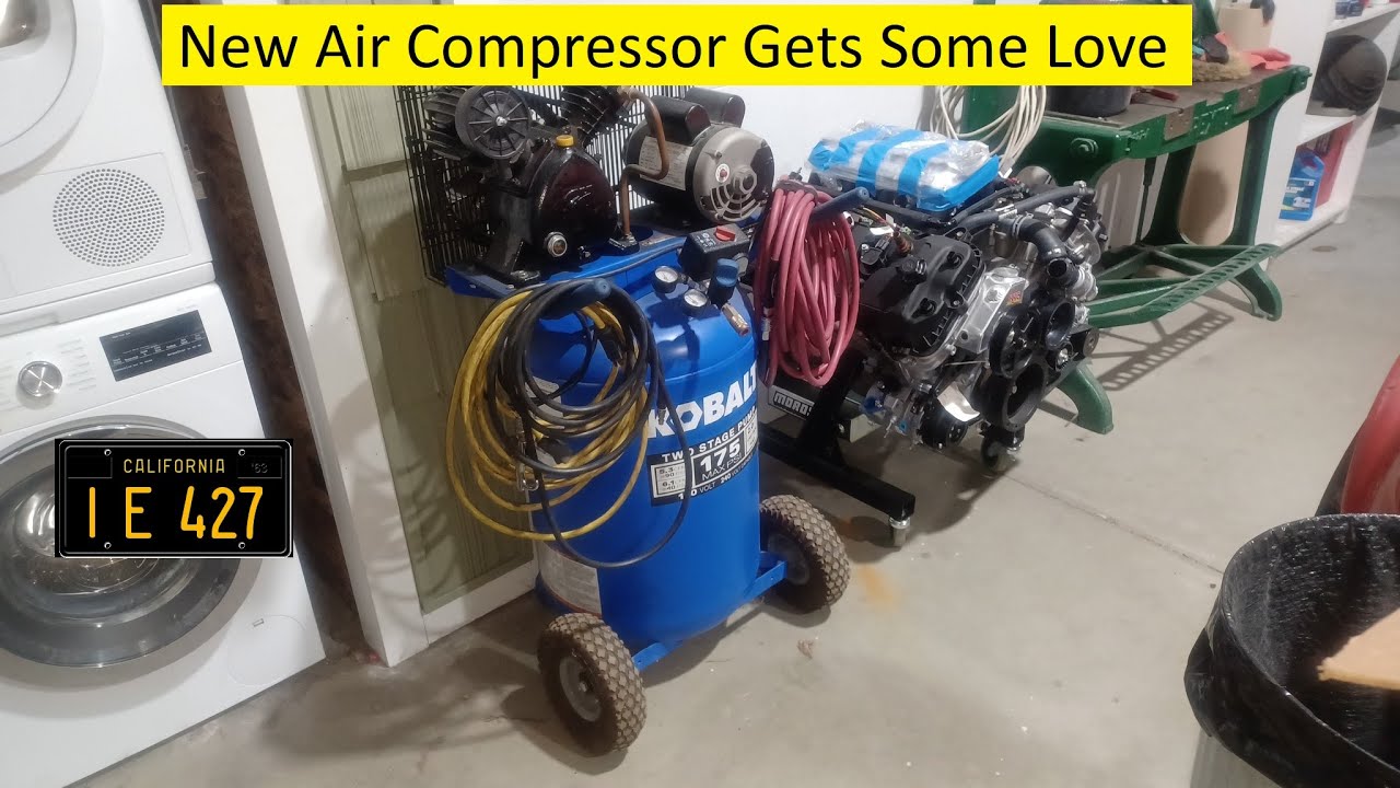 Наш новый 30-галлонный компрессор наконец-то привлек столь необходимое внимание