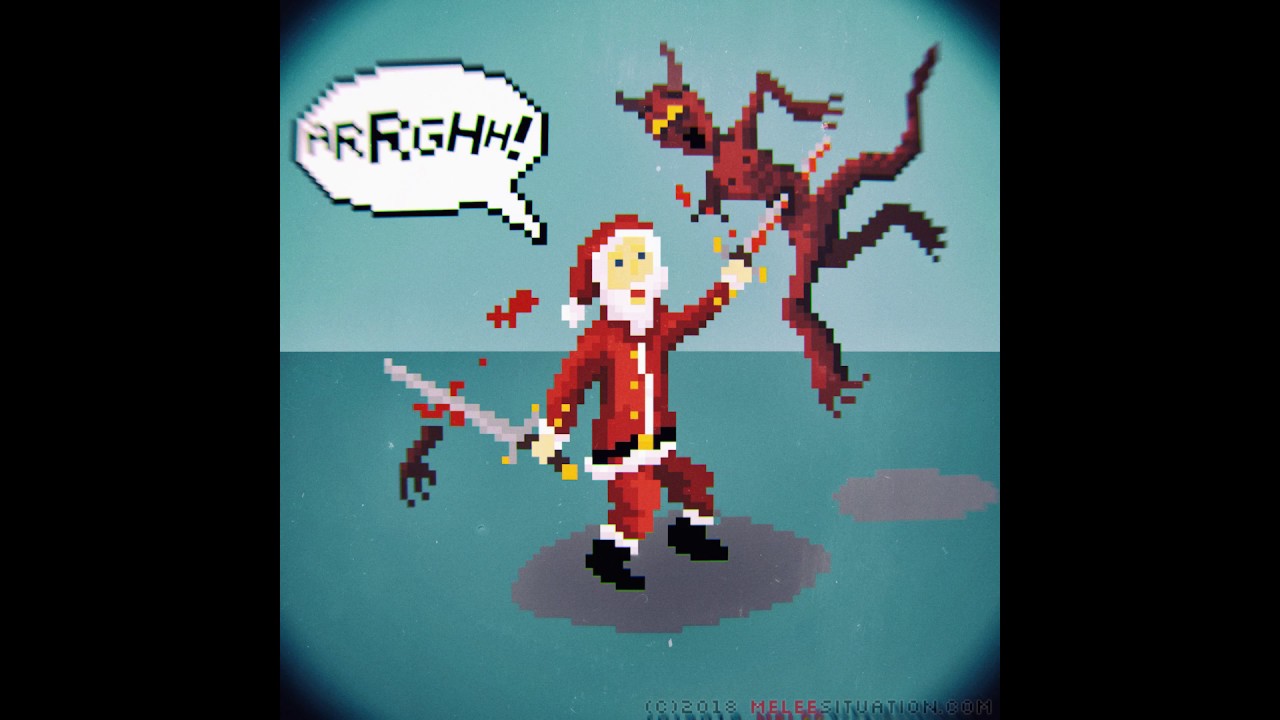 Santa vs the Devil : Pixel Art Game Character Design