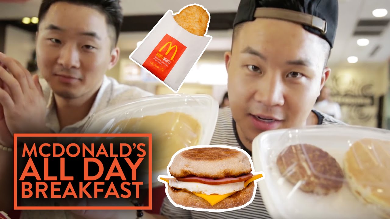 FUNG BROS FOOD: McDonald's All Day Breakfast | Fung Bros