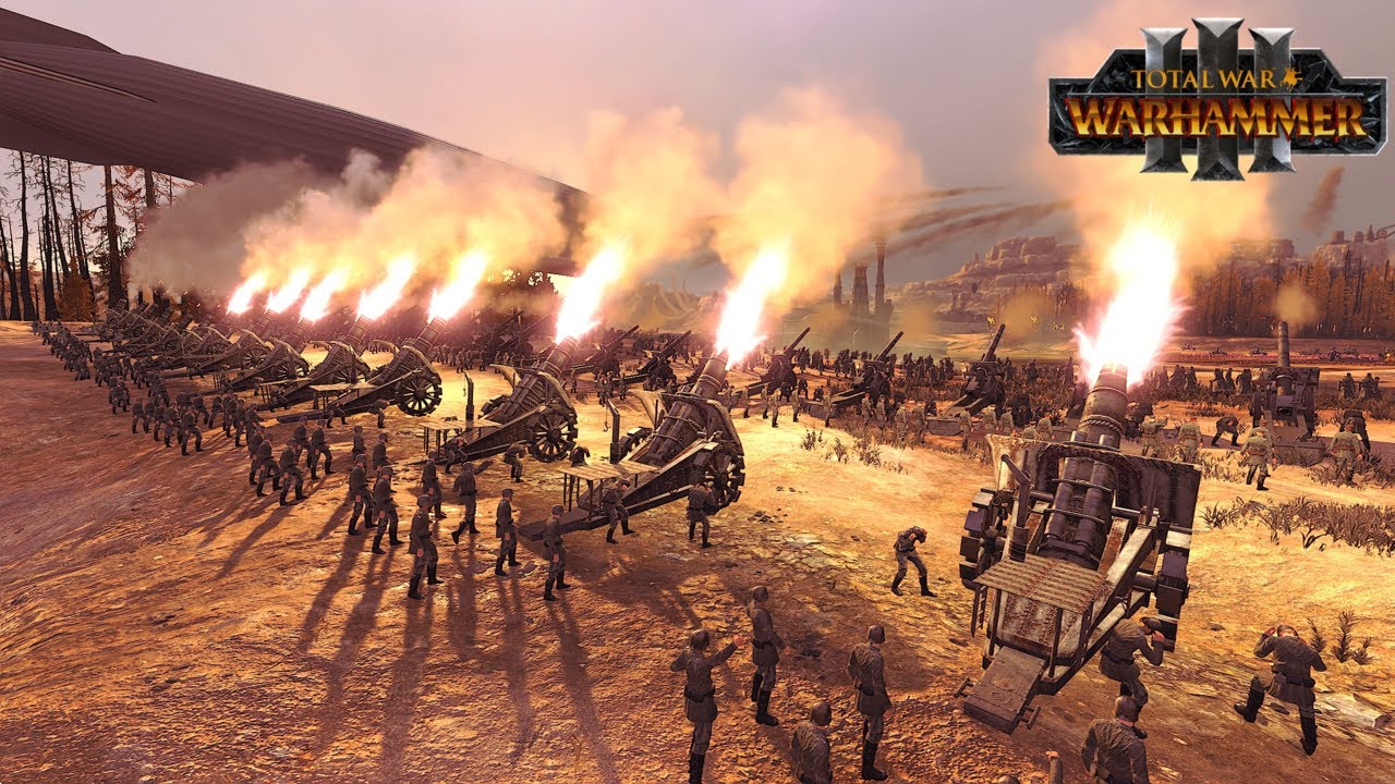 GERMAN IMPERIAL ARMY VS Daemons of Chaos - TW Millennium Mod | Total War WARHAMMER3|FIRESupport|4K