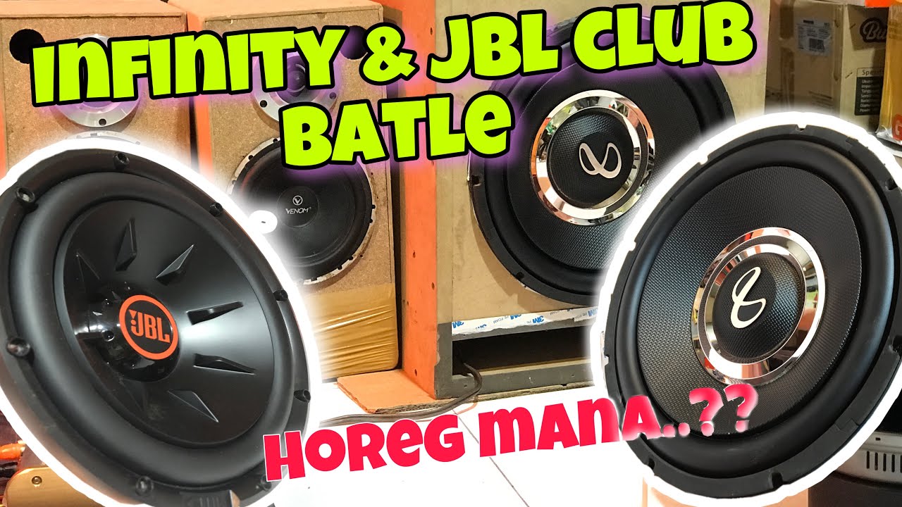 SUBWOOFER INFINITY BY HARMAN & JBl CLUB TESSS