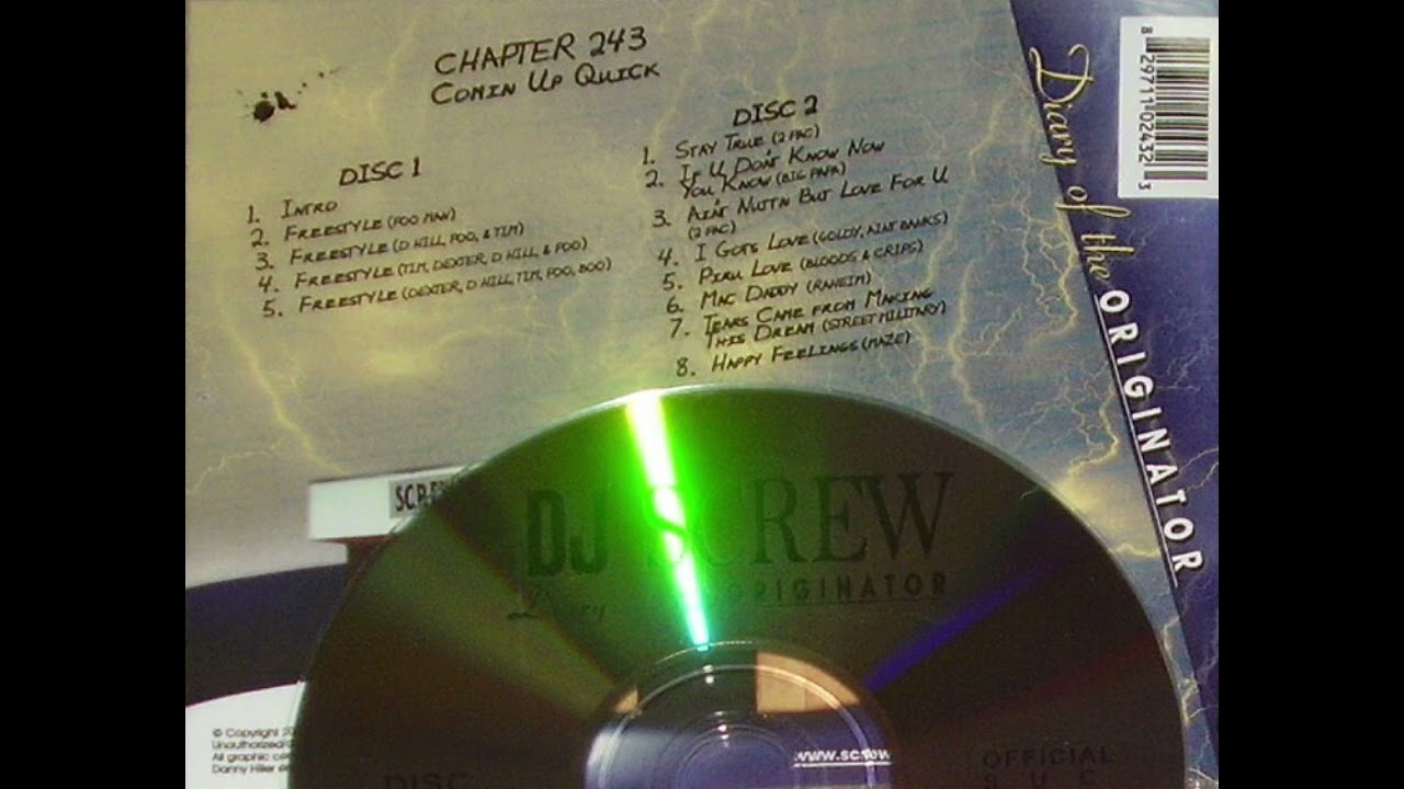 DJ Screw - Chapter 243. Comin Up Quick (1995) Freestyle - Dexter, D Hill, Poo Man, Tim