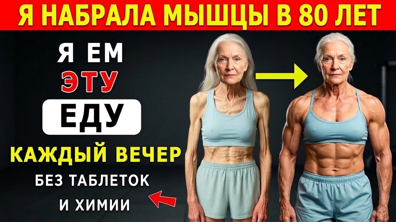 Пенсионеры, Эти Дешевые и Доступные Продукты Останавливают Потерю Мышц!