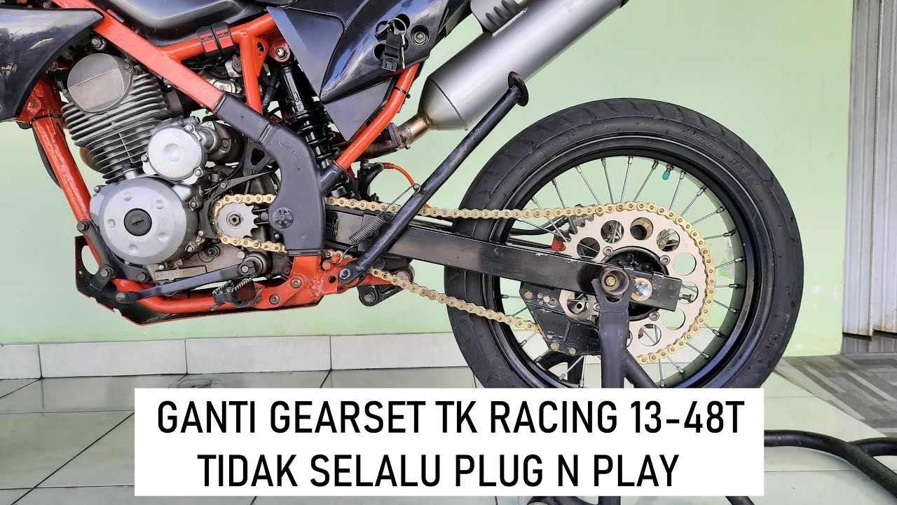 Ganti GEARSET TK RACING 13-48T ukuran 520 seperti SE