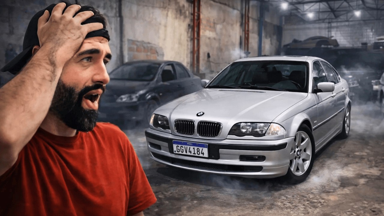 EU NÃO IMAGINAVA O TAMANHO DO PROBLEMA DESSA BMW E46 ABANDONADA