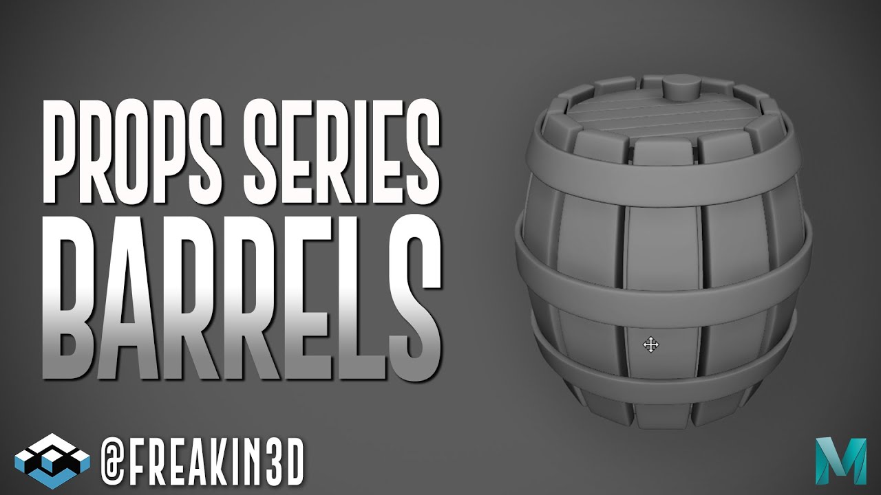 How to Model Barrel in Maya | 3D Barrel Modeling Tutorial