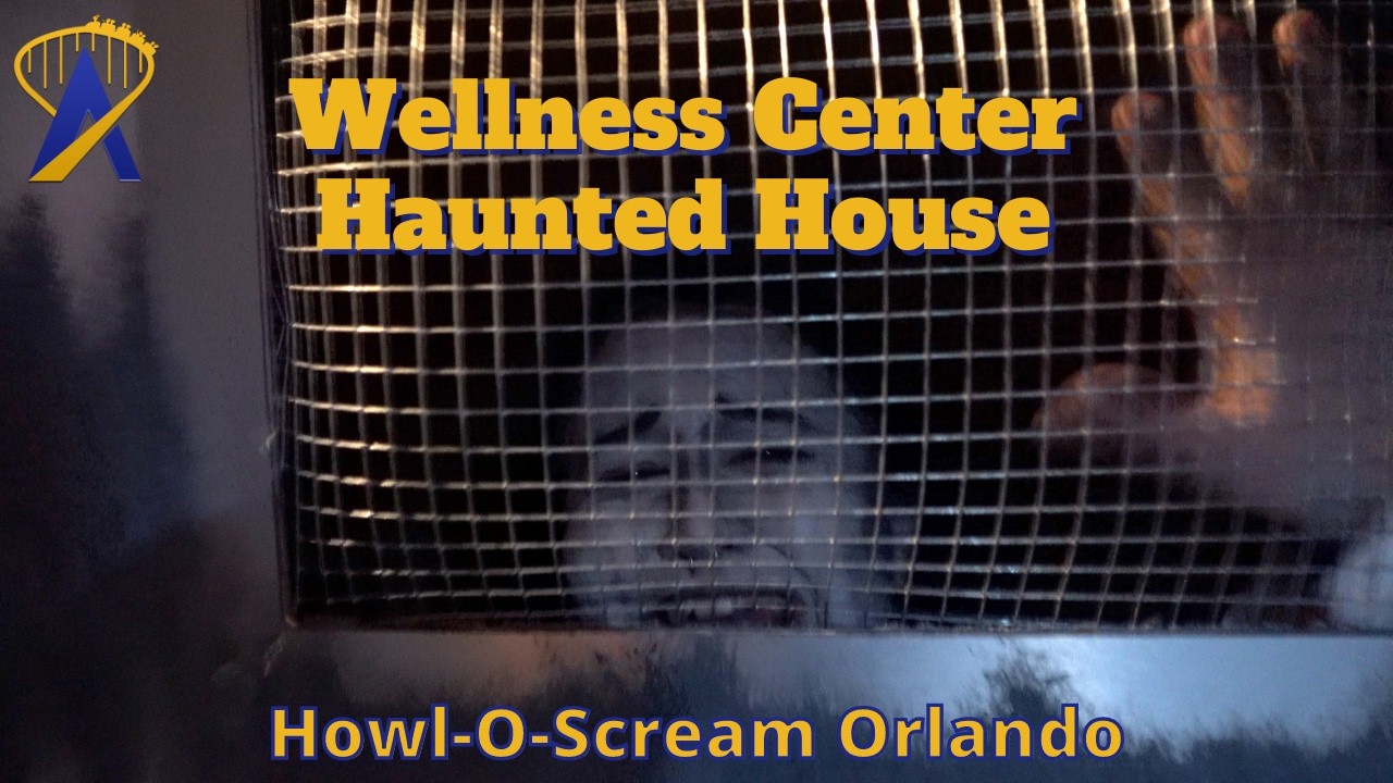Water's Edge Wellness Center Haunted House at Howl-O-Scream 2024 at SeaWorld Orlando