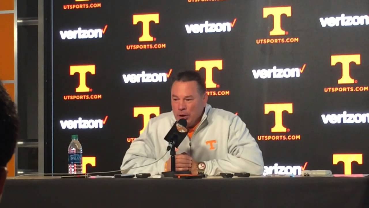 Tennessee football coach Butch Jones on the Missouri game
