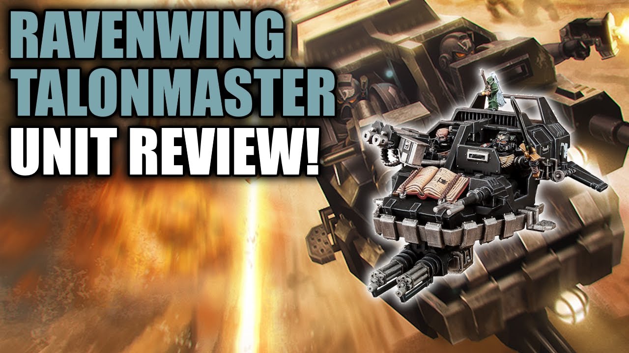 The Best HQ In The Game?! Ravenwing Talonmaster Unit Review! │ Warhammer 40k 9th Edition