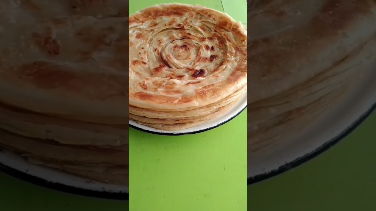 Thin layer of bread.