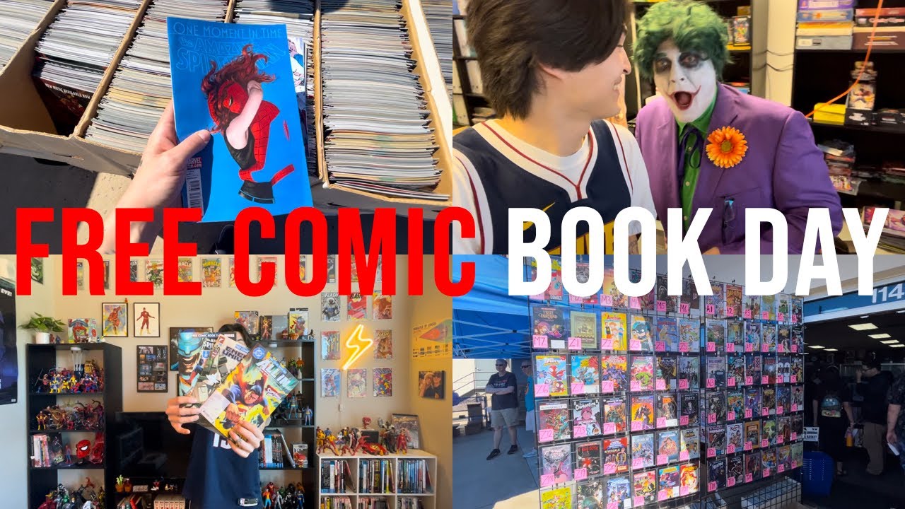 Free Comic Book Day 2025 Vlog!