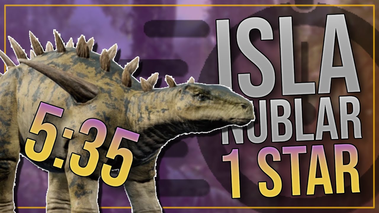 Jurassic World: Evoution Speed Run - Isla Nublar 1 Star Easy