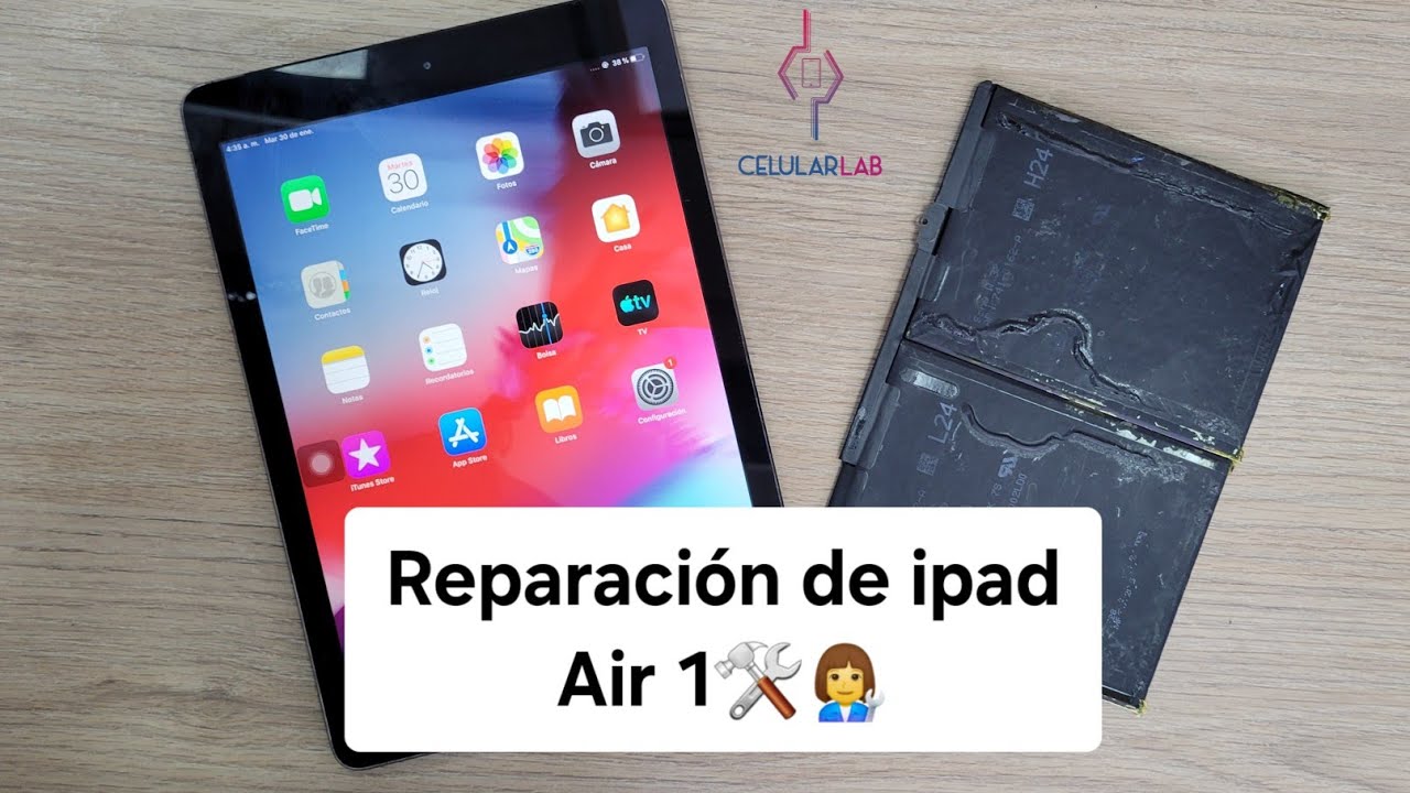 Como cambiar la batería de un Aipad Air 1 modelo A1475🛠👩‍🔧