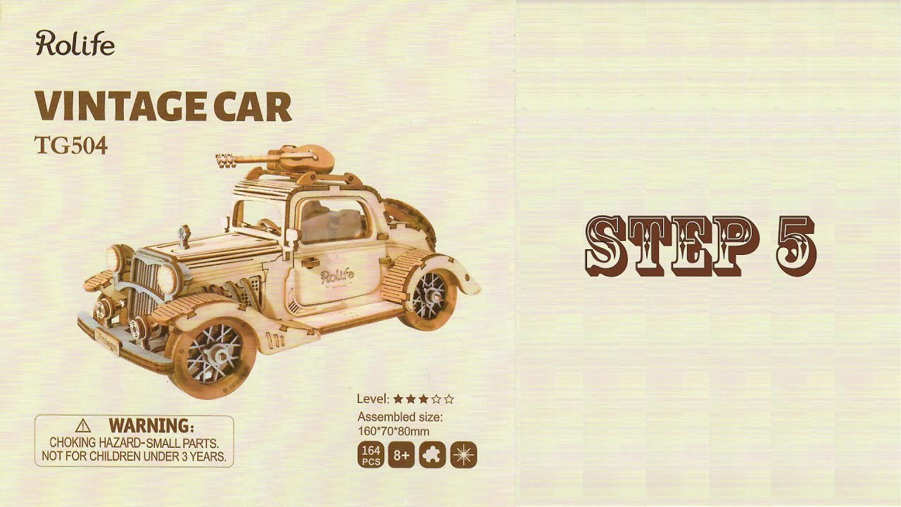 Rolife TG504 Vintage Car Step 5