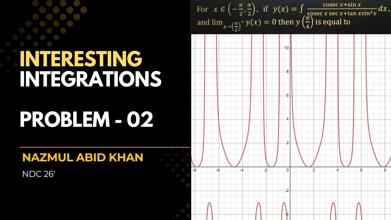 INTEGRATION PROBLEM—002 | PhysiChemX | Nazmul Abid |