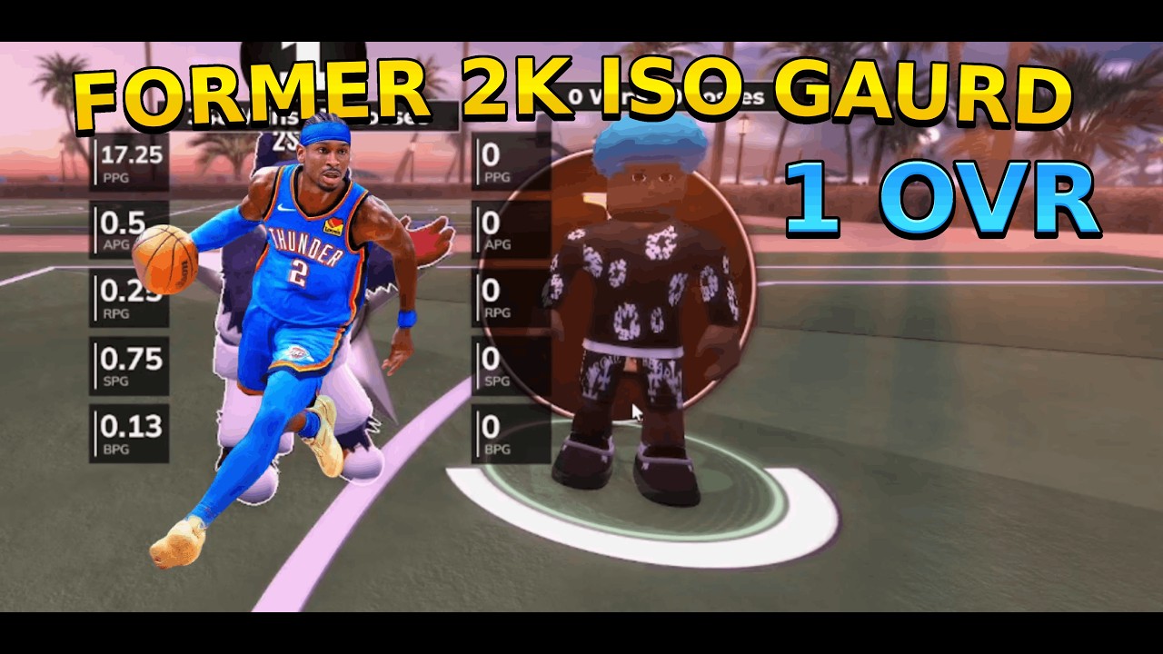 Former 2k iso gaurd trys out roblox basketball for the first time (im buns)