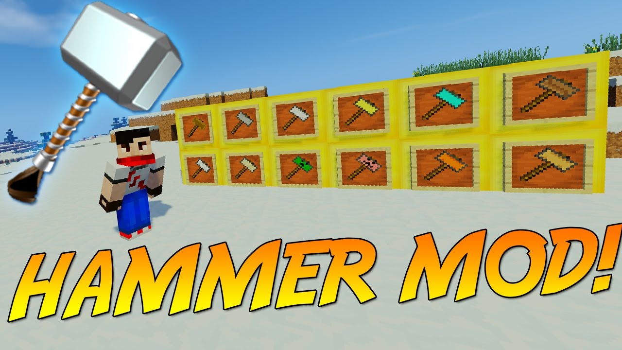 HAMMER MOD! | Minecraft Mod Showcase & Guide!