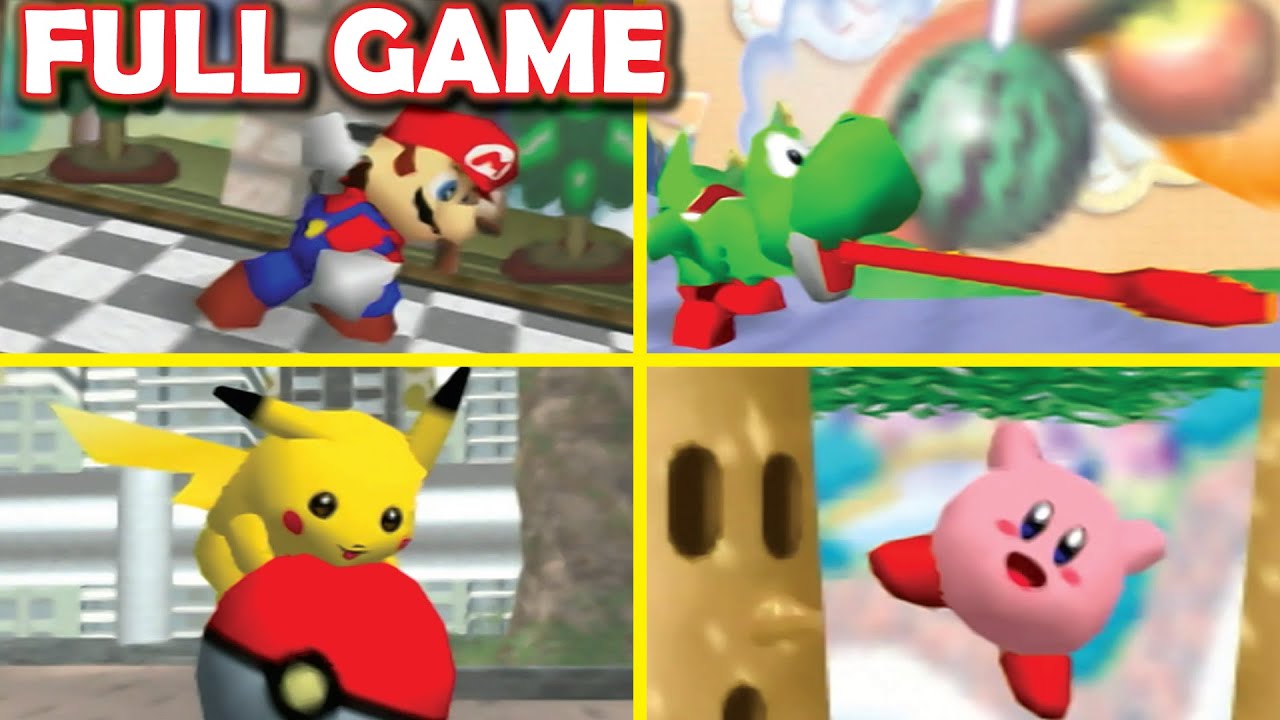 Super Smash Bros 64 FULL GAME! (All Characters + Full Story Mode)