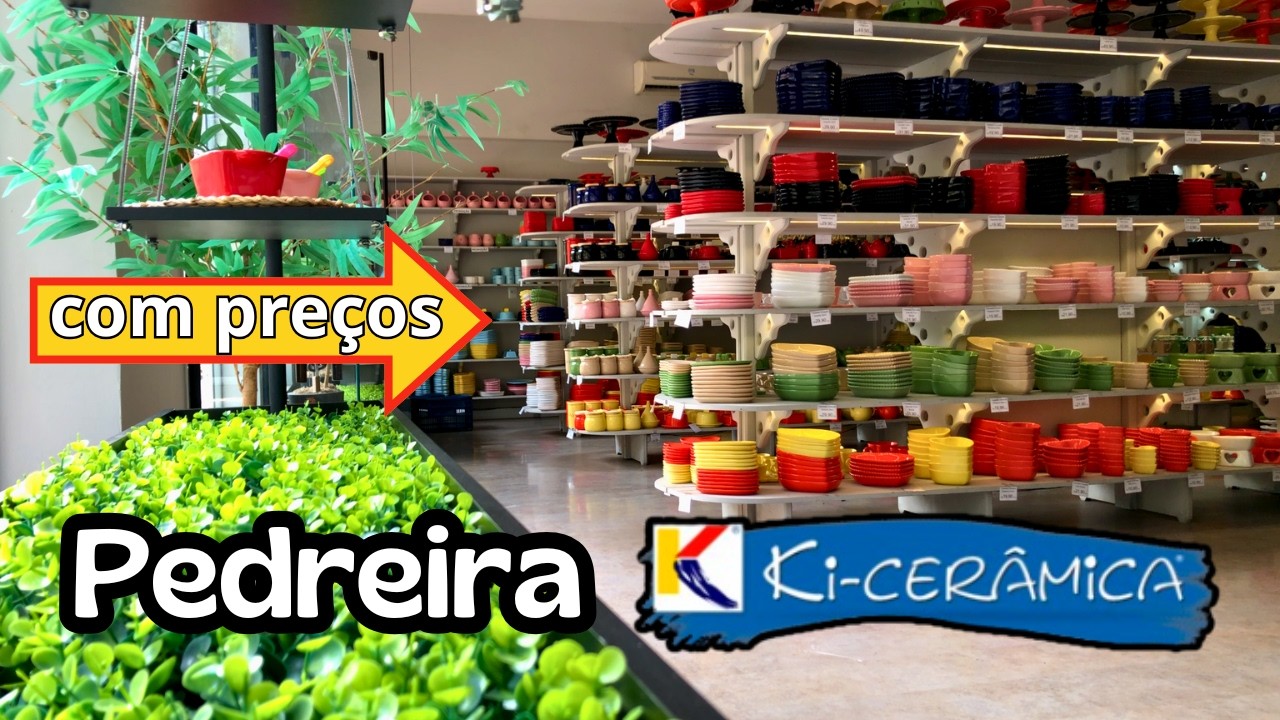 Variedade e preço baixo na Ki ceramica em Pedreira