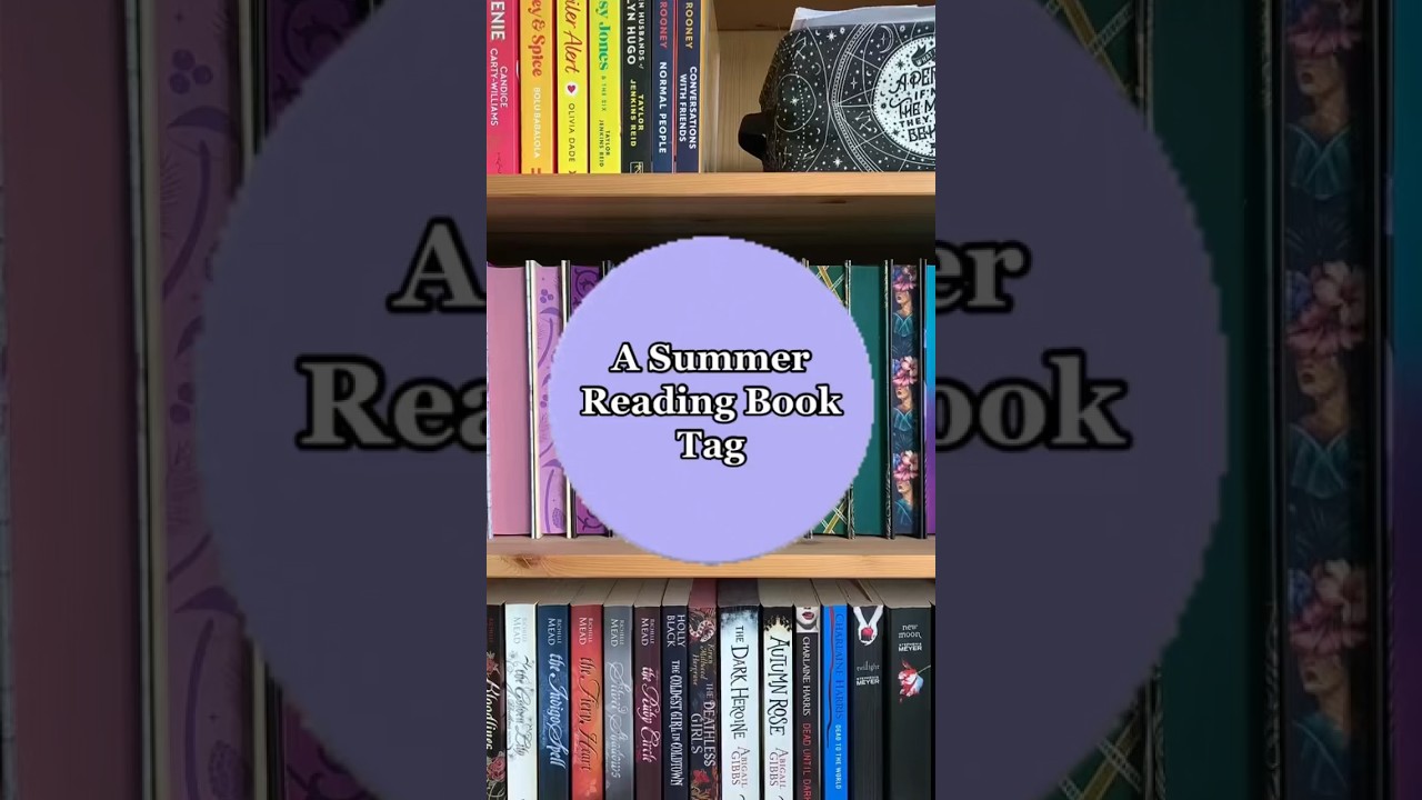 A Summer Reading Book Tag! 😎📚🥰 #books #booktags