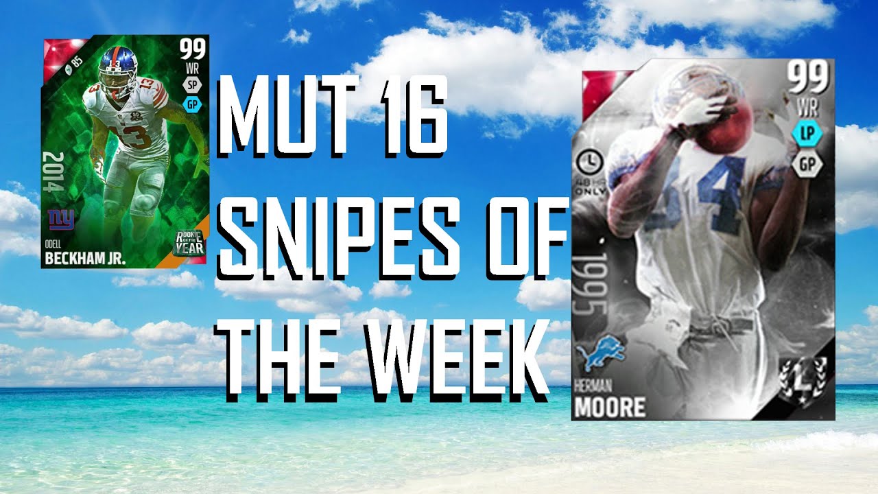MUT 16 - Snipes of the Week - Best One Yet!