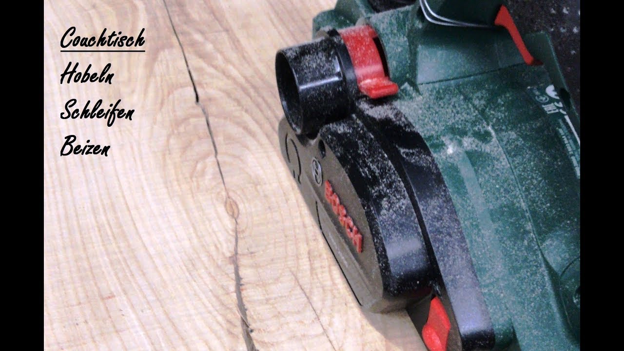 Echtholz Tisch g&uuml;nstig selber bauen DIY