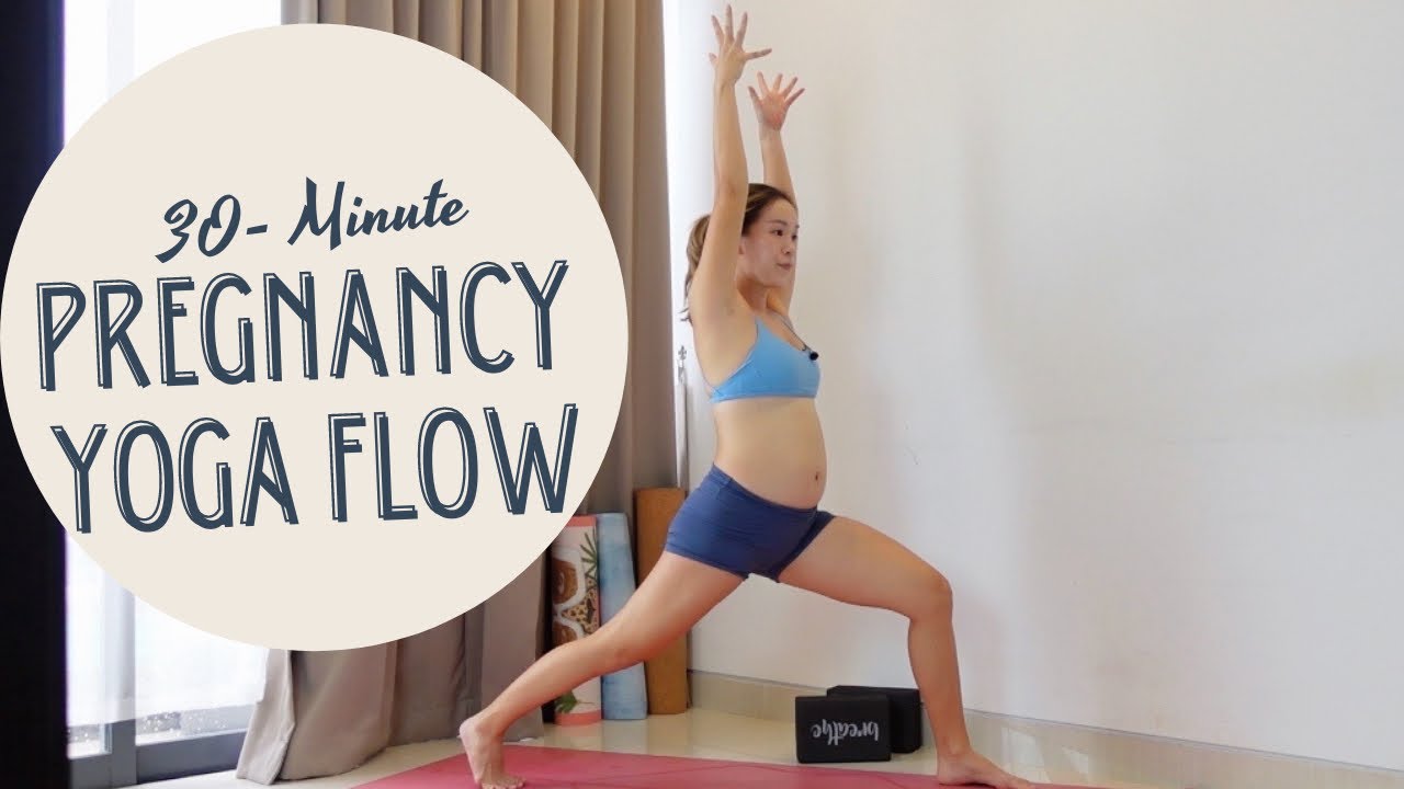 30 MINUTE PREGNANCY YOGA FLOW | SECOND TRIMESTER