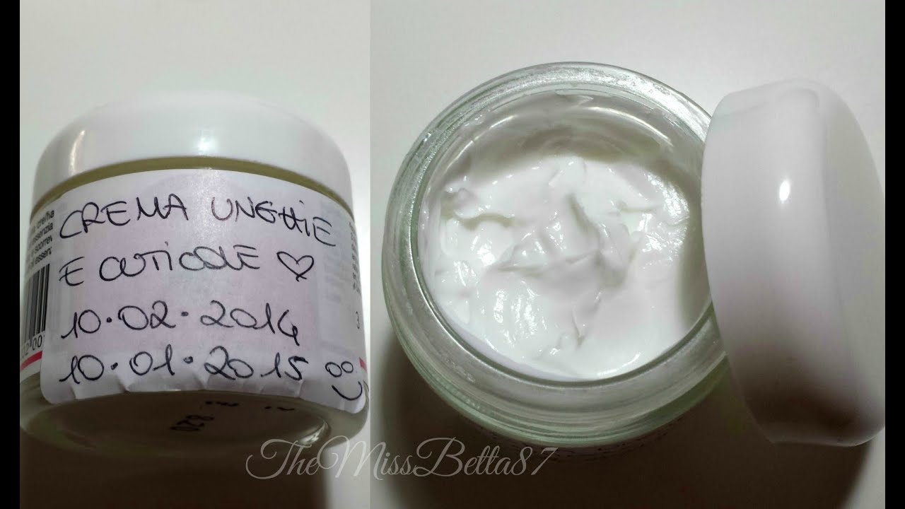 Crema rinforzante per unghie fai da te