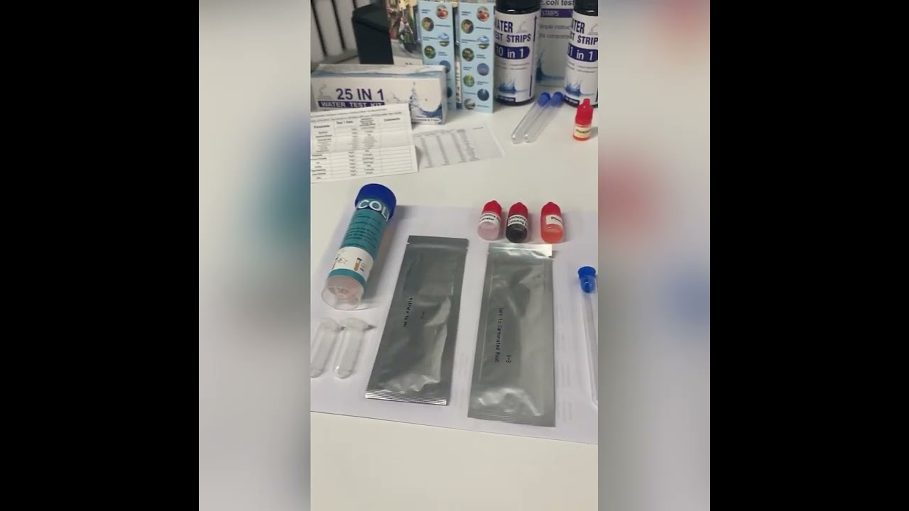How to test water using the 25 in 1 Water Testing Kit