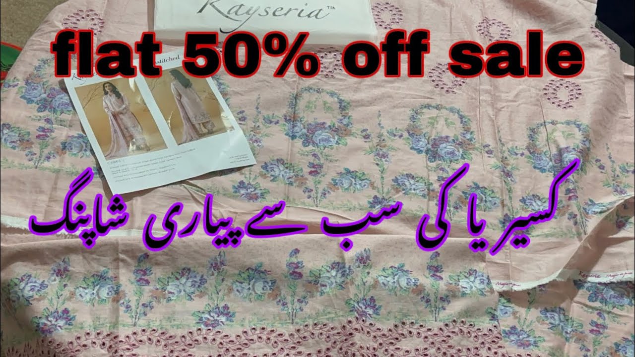 Kayseria flat 50% off sale shopping haul
